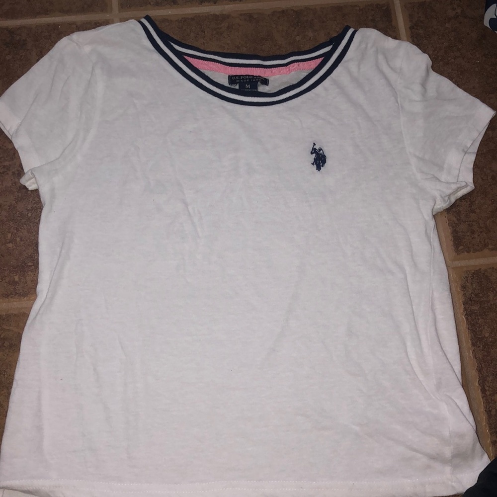 White polo shirt